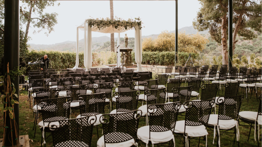 Ceremonia de boda al aire libre Málaga